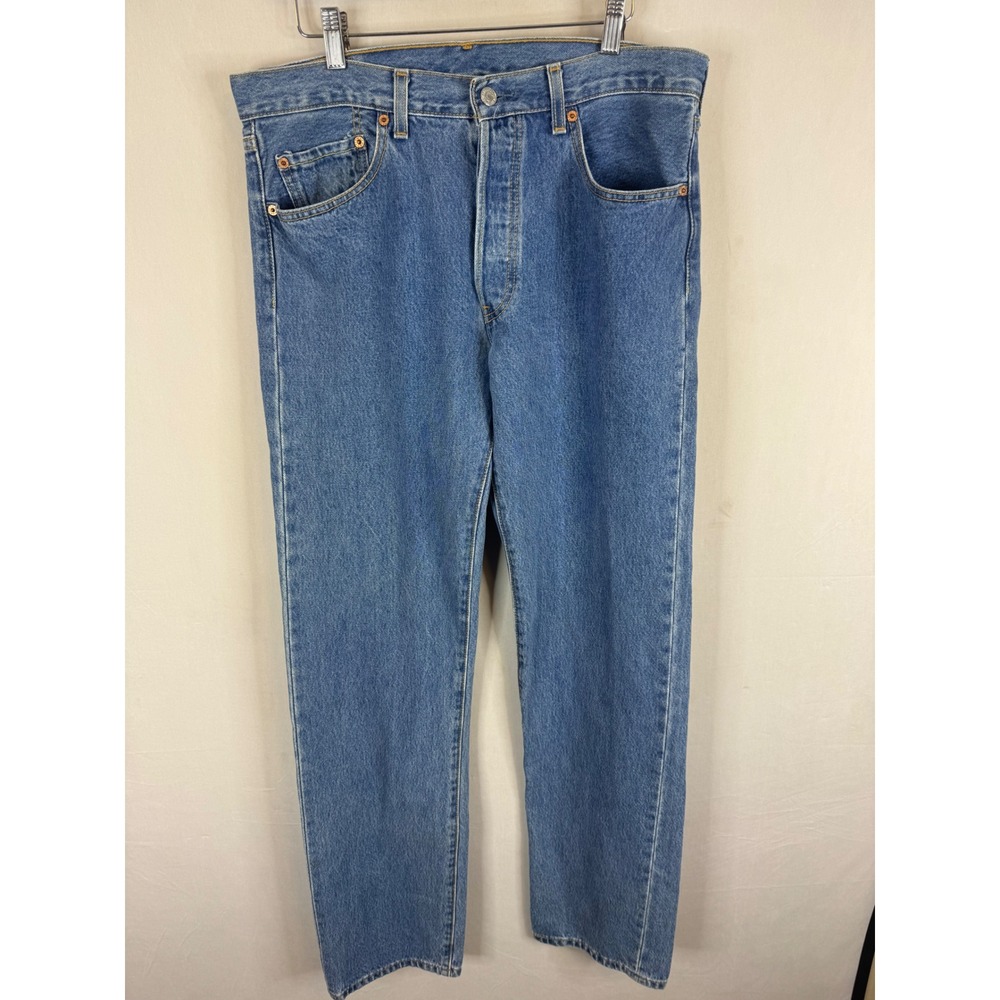 Vintage 90s Levis 501 XX Jeans Mens 34x36 Blue Straight Canada New with defect